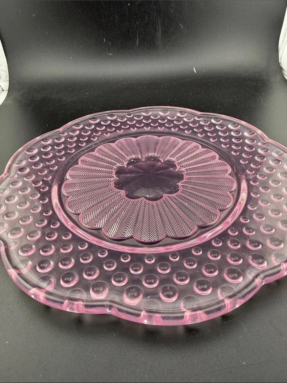 Luncheon Plate Emily's Attic Pink by GORHAM CRYSTAL